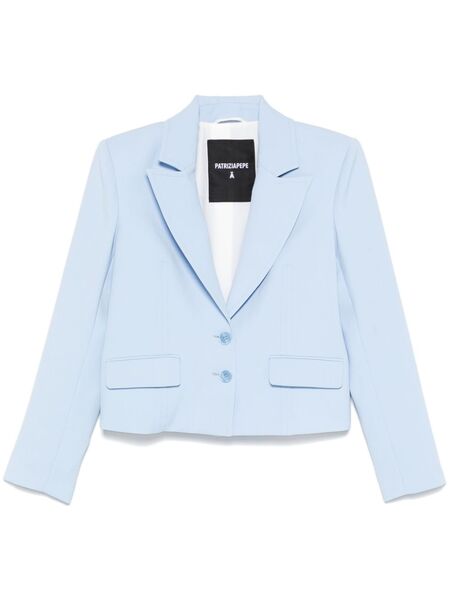  Patrizia Pepe Notched-lapels Blazer - Blue 
