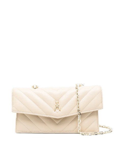  Patrizia Pepe Quilted Shoulder Bag - Neutrals 