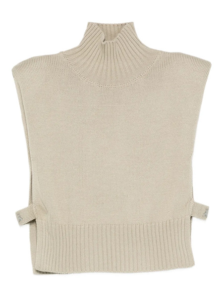  Patrizia Pepe Ribbed Vest - Neutrals 
