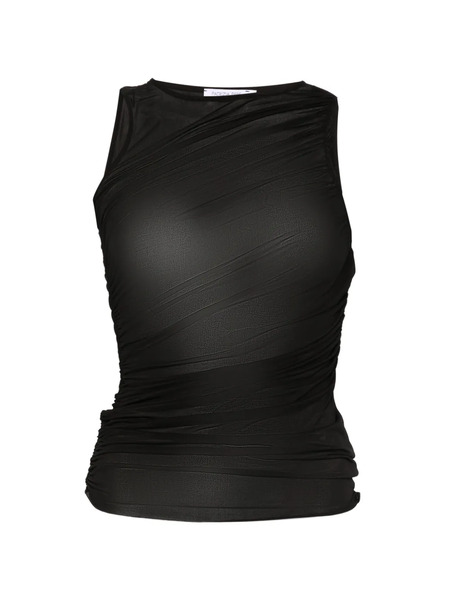  Patrizia Pepe Ruched Top - Black 