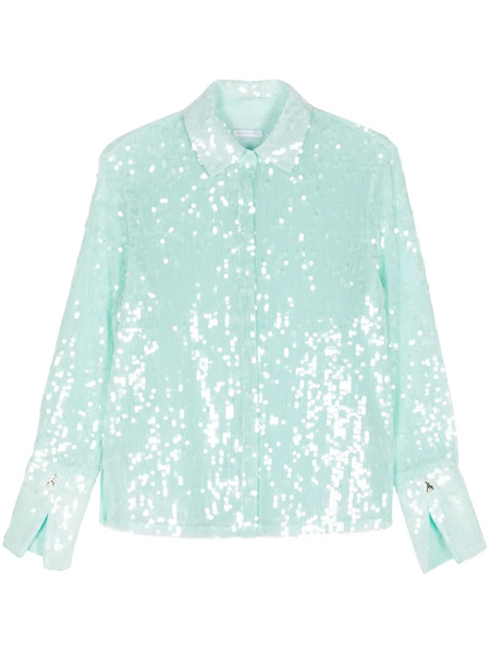  Patrizia Pepe Sequin-embellished Shirt - Green 