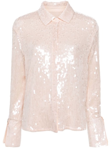  Patrizia Pepe Sequined Shirt - Pink 