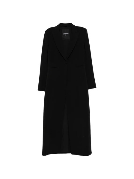  Patrizia Pepe Single-breasted Long Coat - Black 