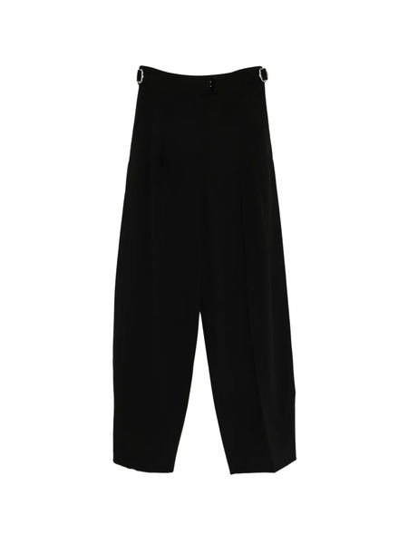  Patrizia Pepe Strap Wide Trousers - Black 
