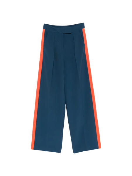  Patrizia Pepe Striped Fluid Trousers - Blue 