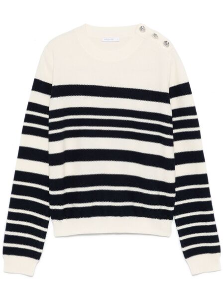  Patrizia Pepe Striped Sweater - Neutrals 