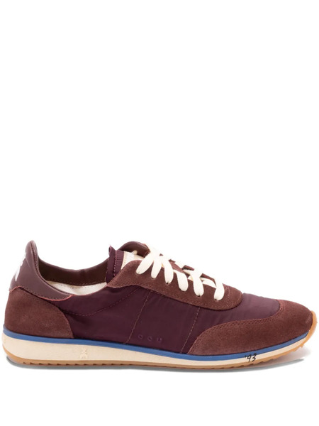  Patrizia Pepe Suede-panels Low-top Sneakers - Brown 
