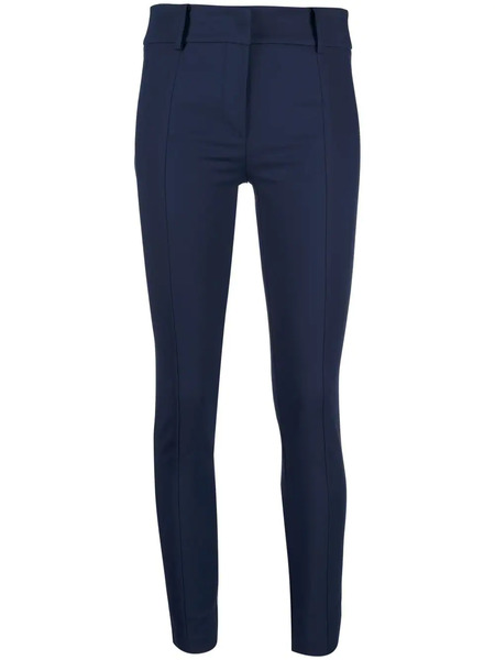  Patrizia Pepe Tailored-style Mid-rise Trousers - Blue 