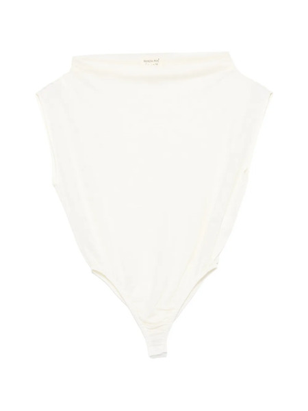  Patrizia Pepe Wool Bodysuit - White 