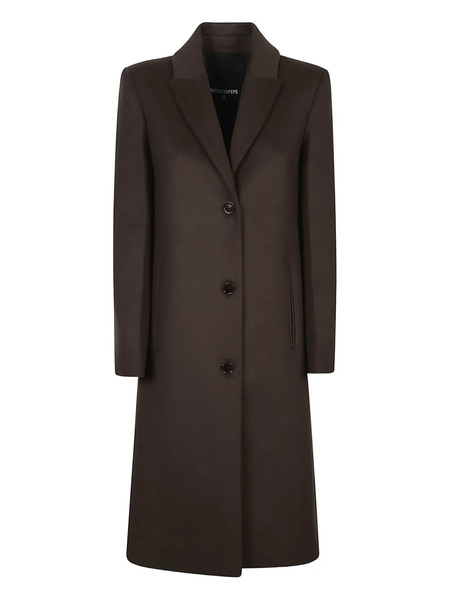  Patrizia Pepe Wool Coat - Brown 