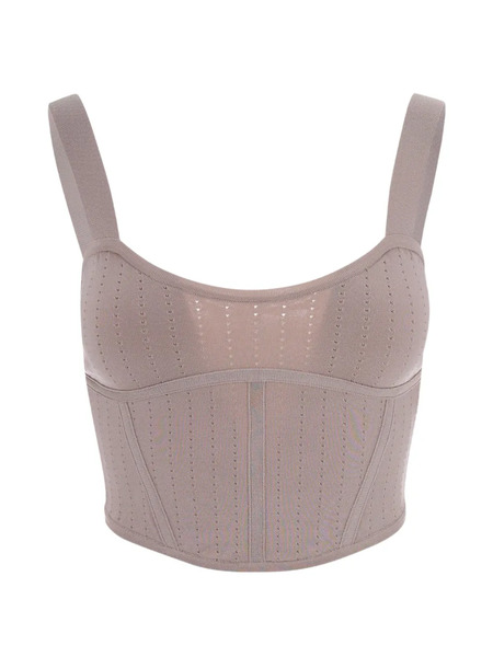  Patrizia Pepe Zip-fastening Top - Neutrals 