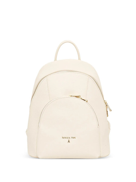  Patrizia Pepe Zipped Backpack - Neutrals 
