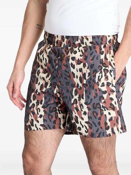  Patta City Leopard-print Swim Shorts - Brown 