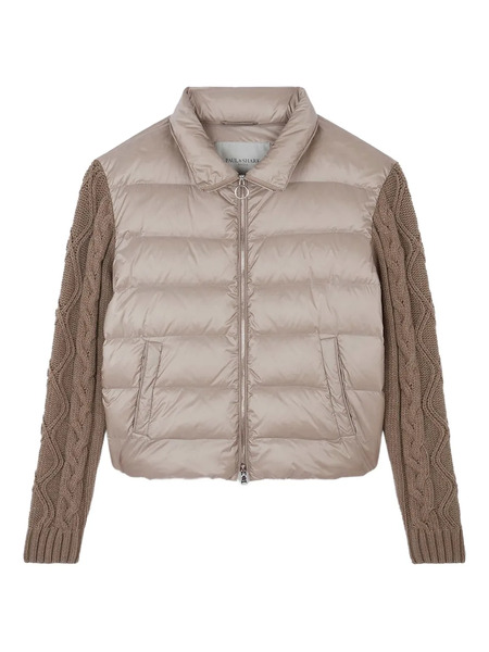  Paul & Shark Cable-knit Padded Jacket - Neutrals 