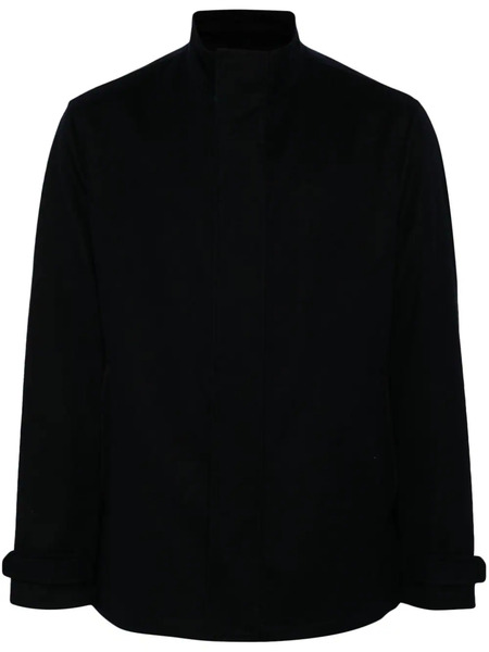  Paul & Shark Cashmere Zip-up Coat - Blue 