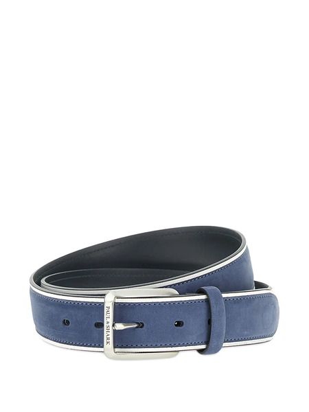  Paul & Shark Contrasting Suede Belt - Blue 