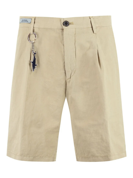  Paul & Shark Cotton-linen Bermuda Shorts - Neutrals 