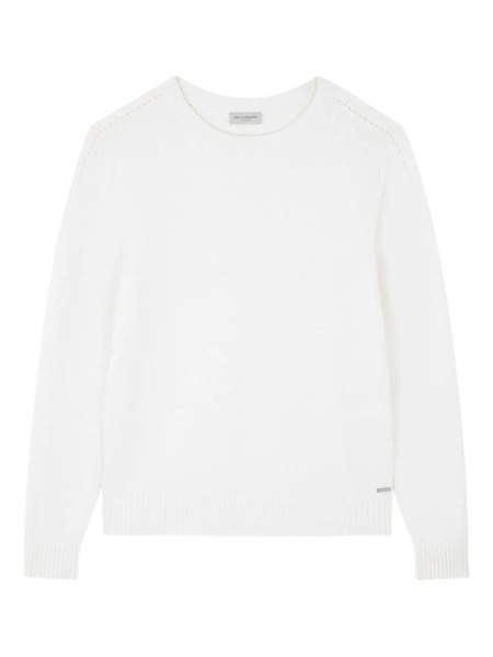 Paul & Shark Crew-neck Merino Wool Sweater - White 