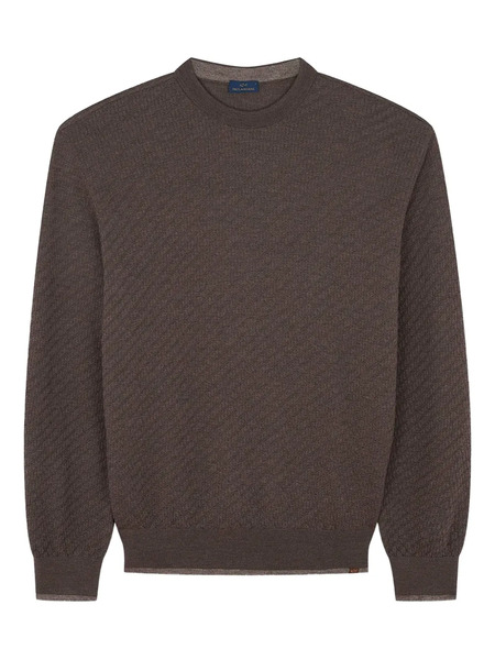  Paul & Shark Crew-neck Wool Sweater - Brown 