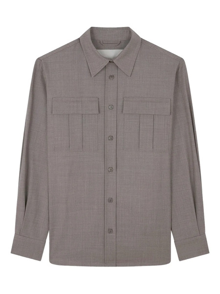  Paul & Shark Flap-pocket Wool Overshirt - Neutrals 