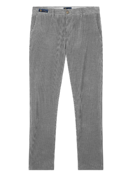  Paul & Shark Flat-front Chino Trousers - Grey 