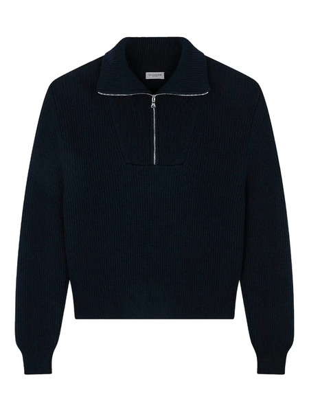  Paul & Shark Half-zip Ribbed Sweater - Blue 