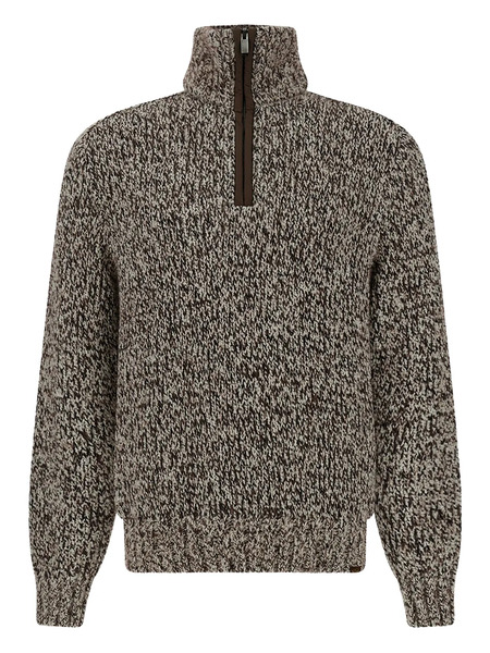 Paul & Shark Half-zip Sweater - Brown 
