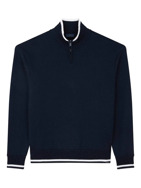  Paul & Shark Half-zip Wool Sweater - Blue 