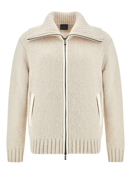  Paul & Shark High-neck Cardigan - Neutrals 