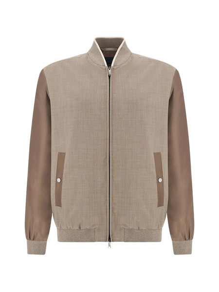  Paul & Shark Hybrid Bomber Jacket - Neutrals 
