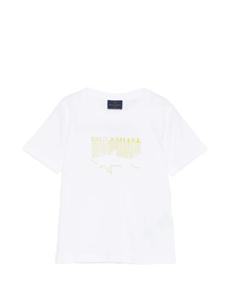  Paul & Shark Junior Logo T-shirt - White 