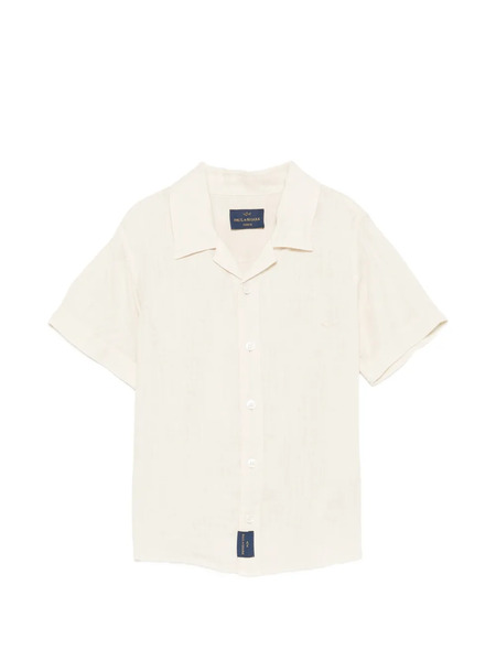 Paul & Shark Junior Notched Collar Shirt - Neutrals 