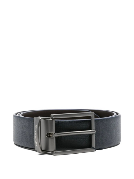  Paul & Shark Leather Buckle Belt - Blue 