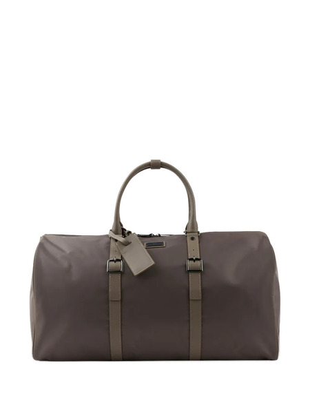  Paul & Shark Leather-trim Holdall - Brown 