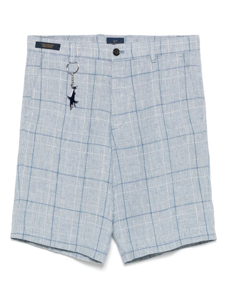  Paul & Shark Linen Shorts - Blue 