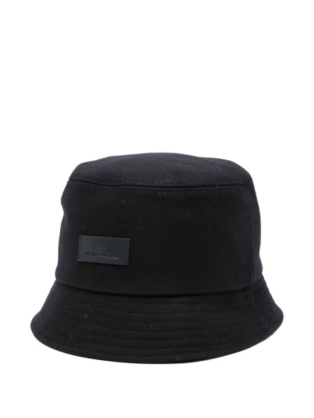  Paul & Shark Logo-plaque Bucket Hat - Blue 