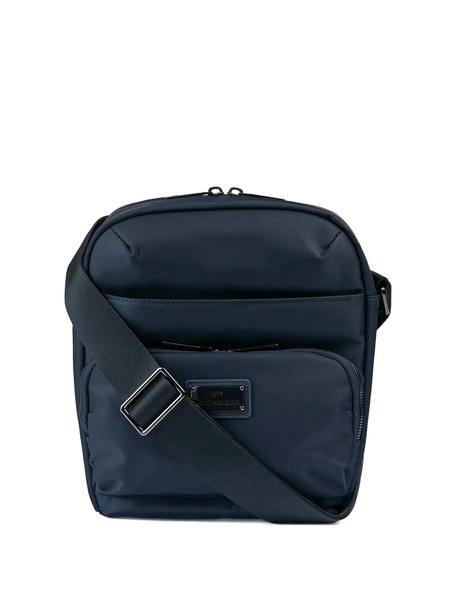  Paul & Shark Logo-plaque Messenger Bag - Blue 