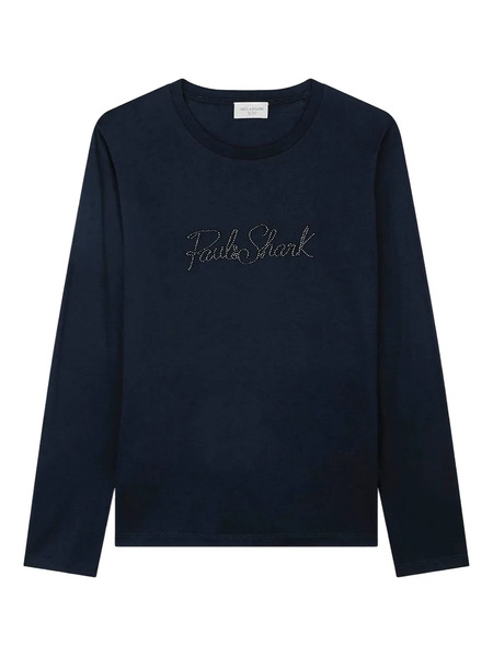  Paul & Shark Logo-studded T-shirt - Blue 