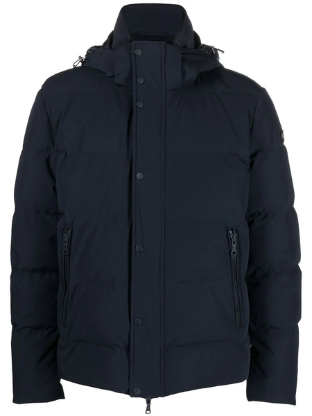  Paul & Shark Padded Hooded Jacket - Blue 