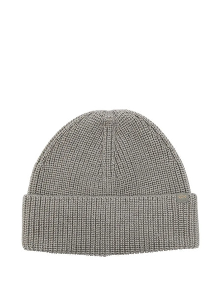  Paul & Shark Ribbed Beanie - Green 