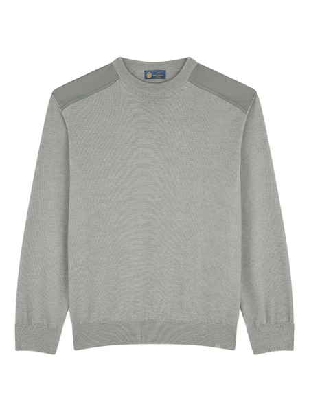  Paul & Shark Shoulder-patch Crew-neck Sweater - Green 