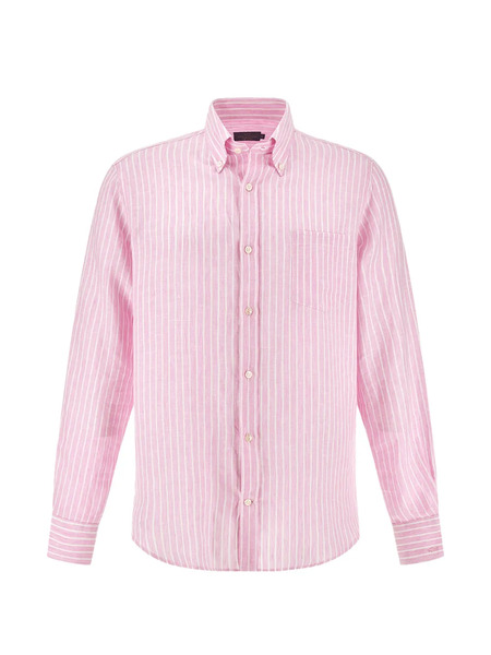  Paul & Shark Striped Shirt - Pink 