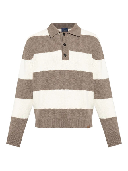  Paul & Shark Striped Sweater - Brown 