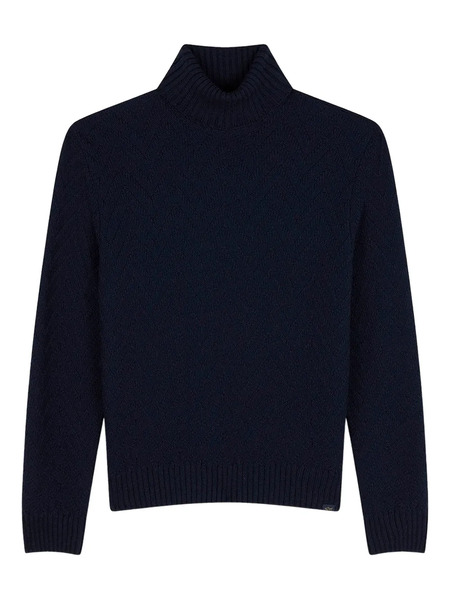  Paul & Shark Turtleneck Wool Sweater - Blue 