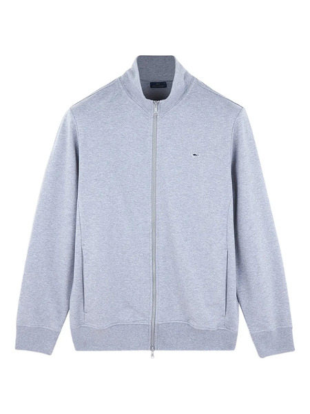  Paul & Shark Zip-up Fleece Sweatshirt - Grey 