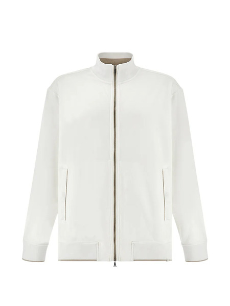  Paul & Shark Zip-up Fleece Sweatshirt - White 