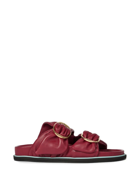  Paul Smith Camolin Buckle Sandals - Red 