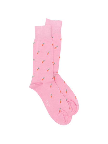  Paul Smith Carro-print Socks - Pink 