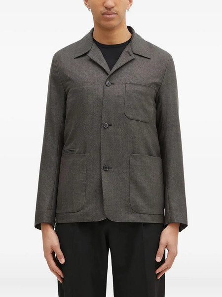  Paul Smith Checked Pocket Jacket - Grey 