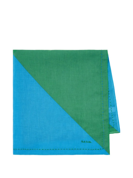  Paul Smith Colour-block Scarf - Green 